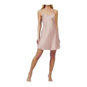 NEW SHADOWLINE LINGERIE satin essentials adjustable strap chemise in blush